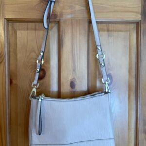 Calvin Klein Collection Cream Crossbody Bag